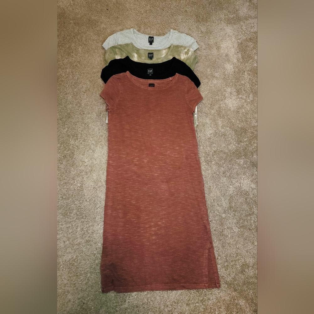 Four GAP Cotton Dresses, W- S
